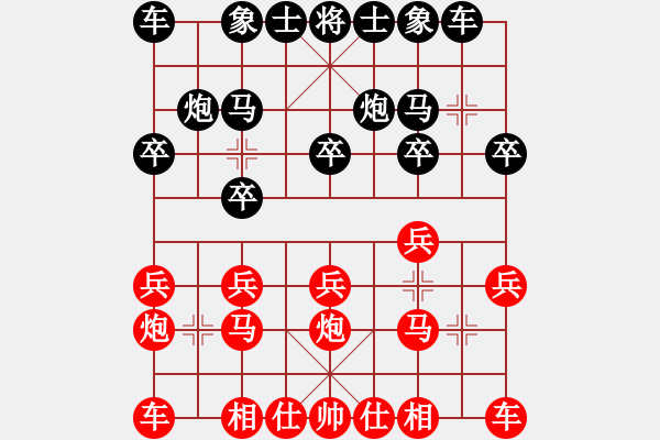 象棋棋譜圖片：第2輪民權(quán)趙明義先勝山西王猛 - 步數(shù)：10 