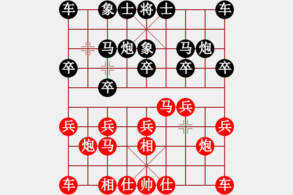 象棋棋譜圖片：江蘇 徐天紅 和 臺(tái)灣 吳貴臨 - 步數(shù)：10 