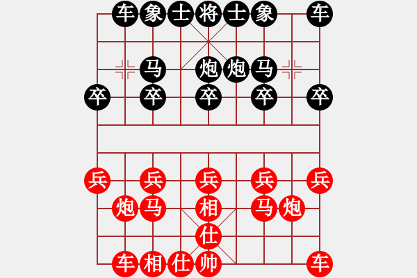 象棋棋譜圖片：低調(diào)華麗[503372658] -VS- 知行合一[854400825] - 步數(shù)：10 