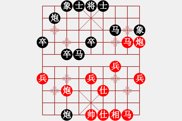 象棋棋譜圖片：魔鬼之吻(6段)-負(fù)-歐少俠(9級(jí)) - 步數(shù)：40 