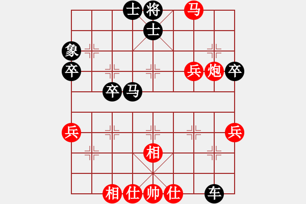 象棋棋譜圖片：藍(lán)天碧云[紅] -VS- 橫才俊儒[黑] - 步數(shù)：60 