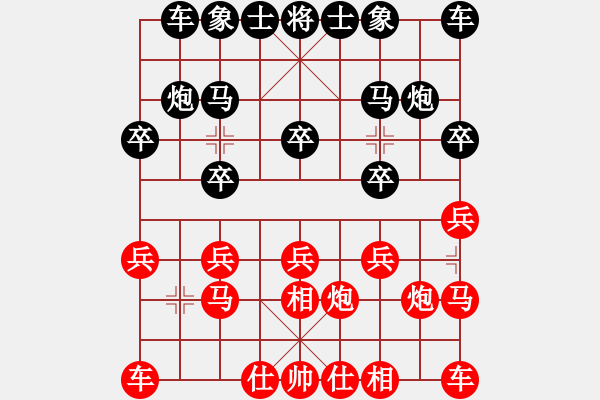 象棋棋譜圖片：20101004 2148 天子[616406305]（黑） - 車一進(jìn)十八[547269272]( - 步數(shù)：10 