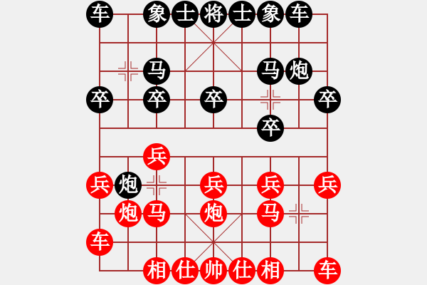 象棋棋譜圖片：我 先勝 開(kāi)著拖拉機(jī)進(jìn)城 - 步數(shù)：10 