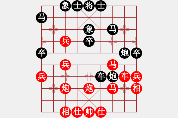 象棋棋譜圖片：我 先勝 開(kāi)著拖拉機(jī)進(jìn)城 - 步數(shù)：40 