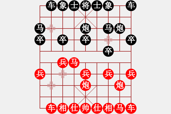 象棋棋譜圖片：北京蔣川(6)  Vs  黑龍江張曉平(6) - 步數(shù)：10 