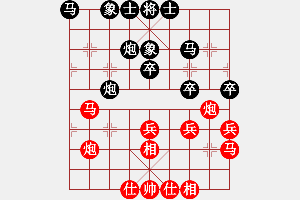 象棋棋譜圖片：‖棋家軍‖[474177218] -VS- 抹不掉的回憶[1067250388] - 步數(shù)：30 