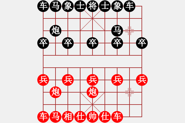 象棋棋譜圖片：棋友-魚aiq鳥[575644877] -VS- 棋友、西北黑豹[1554299859] - 步數：10 