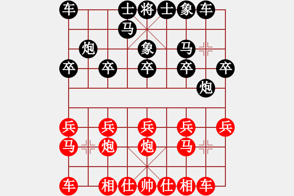 象棋棋譜圖片：jkwjkw[908547212] -VS- feng [375799629] - 步數(shù)：10 