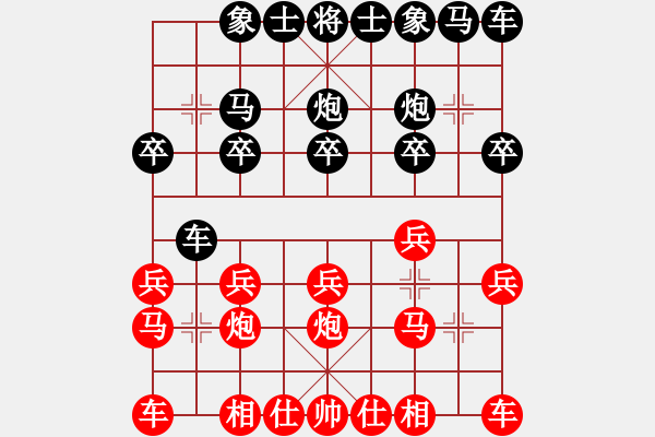 象棋棋譜圖片：光明使者[紅] -VS- 摩西十戒[黑] - 步數(shù)：10 