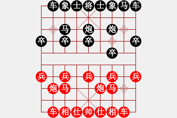 象棋棋譜圖片：潤楷先勝方菲（黑超時(shí)）190512 - 步數(shù)：10 