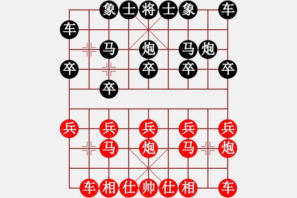 象棋棋譜圖片：金庸一品堂棋社 夢(mèng)群、夢(mèng)醒 先負(fù) 金庸武俠令狐沖 - 步數(shù)：10 