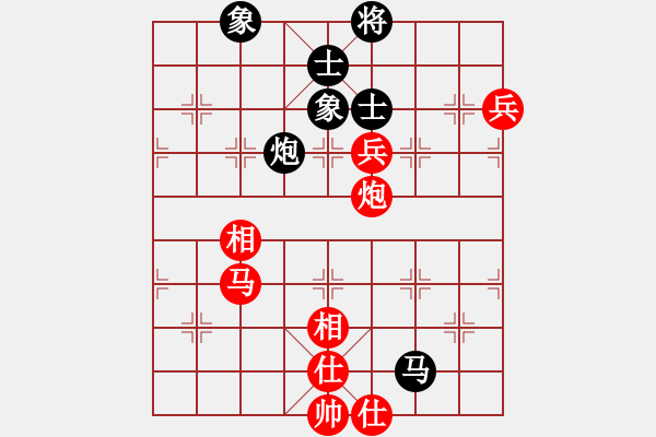 象棋棋譜圖片：葬心紅勝喜洋洋懶洋洋灰太狼【五七炮對(duì)反宮馬】 - 步數(shù)：120 