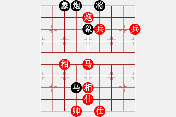 象棋棋譜圖片：葬心紅勝喜洋洋懶洋洋灰太狼【五七炮對(duì)反宮馬】 - 步數(shù)：130 