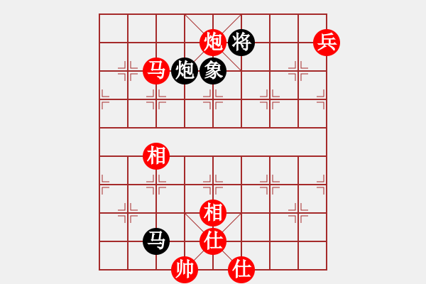 象棋棋譜圖片：葬心紅勝喜洋洋懶洋洋灰太狼【五七炮對(duì)反宮馬】 - 步數(shù)：140 