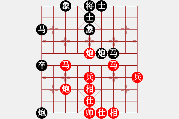 象棋棋譜圖片：葬心紅勝喜洋洋懶洋洋灰太狼【五七炮對(duì)反宮馬】 - 步數(shù)：60 