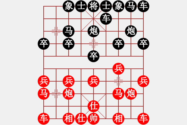 象棋棋譜圖片：zlong　　[1320281768] -VS- 橫才俊儒[292832991] - 步數(shù)：10 