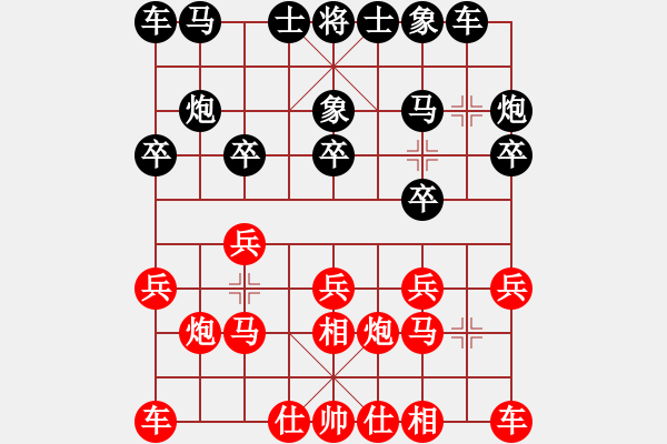 象棋棋譜圖片：新浪(8段)-和-龍城堡主(8段) - 步數(shù)：10 