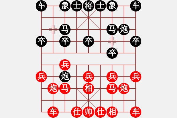 象棋棋譜圖片：酸甜苦辣[1095722740] -VS- 嘴角揚(yáng)揚(yáng)[50129759] - 步數(shù)：10 