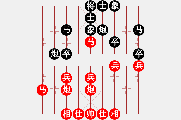 象棋棋譜圖片：人生如棋VS調(diào)味 - 步數(shù)：30 