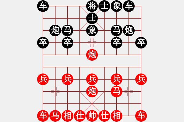 象棋棋譜圖片：中國象棋170一分鐘快太守棋狂先勝HUAWEICRR-CLO - 步數：10 