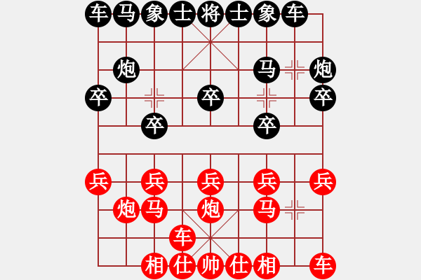 象棋棋譜圖片：2006年弈天聯(lián)賽熱身賽：第一輪秋韻蟬(風魔)-負-扶峰劍主(9星) - 步數(shù)：10 