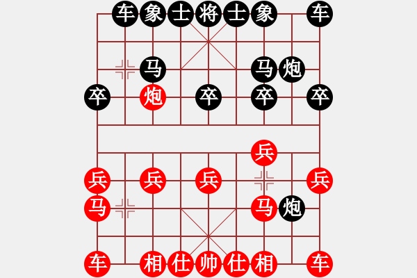 象棋棋譜圖片：人機(jī)對(duì)戰(zhàn) 2024-6-10 16:56 - 步數(shù)：10 