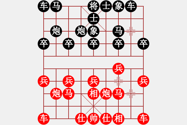 象棋棋譜圖片：美東 莫來(lái)就 勝 加拿大-多倫多 高進(jìn) - 步數(shù)：10 