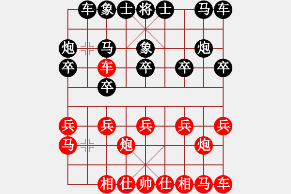 象棋棋譜圖片：1018局 A54- 仕角炮對進(jìn)７卒-龐統(tǒng)(2250) 先負(fù) 旋風(fēng)引擎23層(2761) - 步數(shù)：10 