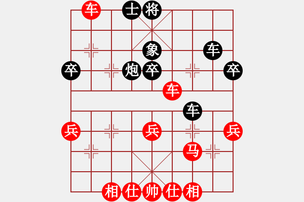 象棋棋譜圖片：飛龍通訊(業(yè)9–3)先勝Jⅰαng(業(yè)9–3)202210271153.pgn - 步數(shù)：53 