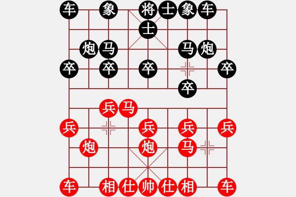 象棋棋谱图片：ezzzzzzzzz(3段)-负-october(3段) - 步数：10 