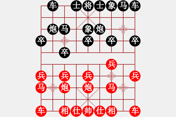 象棋棋譜圖片：知兵好戰(zhàn)(8級)-勝-二的平方(8級)邊馬反宮馬好砍 - 步數(shù)：10 