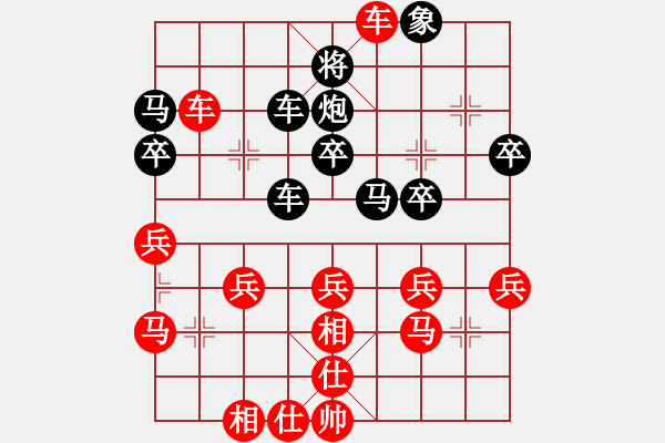 象棋棋譜圖片：☆ゞ誠ゎ≯[381805474] -VS- 橫才俊儒[292832991] - 步數(shù)：40 