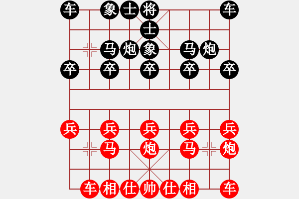 象棋棋譜圖片：流浪雨[紅] -VS- 獵豹db123[黑] - 步數(shù)：10 