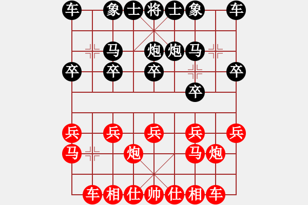 象棋棋谱图片：边马和 岳阳楼9关 - 步数：10 
