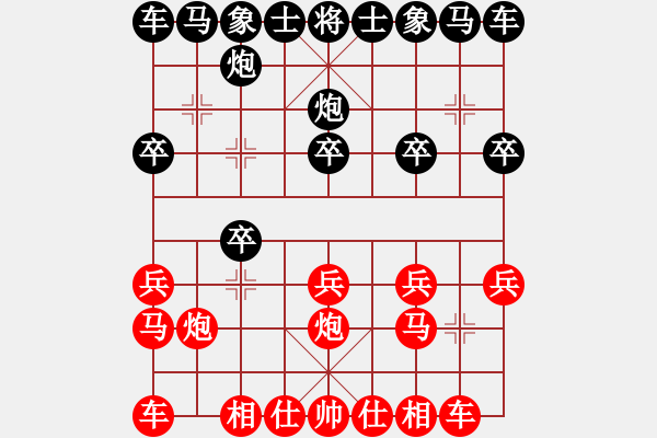 象棋棋譜圖片：弈海浪子(5段)-負(fù)-韓國(guó)足球隊(duì)(2段) - 步數(shù)：10 