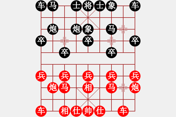 象棋棋譜圖片：倒數(shù)最后(9段)-勝-天涼好個(gè)秋(6段) - 步數(shù)：10 