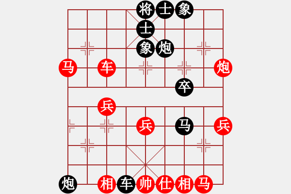 象棋棋譜圖片：張志剛 先負(fù) 王斌 - 步數(shù)：40 