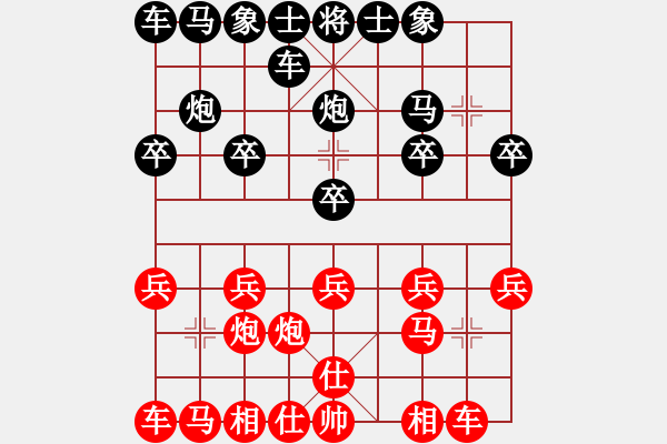 象棋棋譜圖片：滄海一舟[1149458467] -VS- 橫才俊儒[292832991] - 步數(shù)：10 