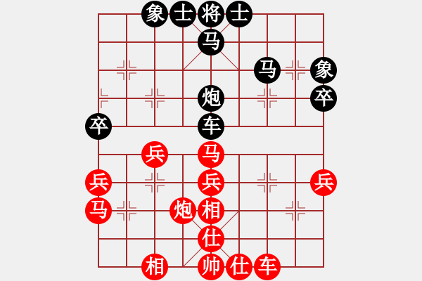 象棋棋譜圖片：下棋會(huì)友(2段)-勝-阿晟晟(9級(jí)) - 步數(shù)：40 