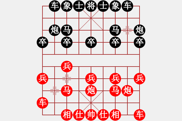 象棋棋譜圖片：a13016144450[紅] -VS- nyus2015[黑] - 步數：10 