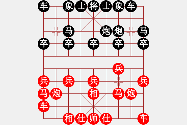 象棋棋譜圖片：王錦 先勝 周一軍 - 步數(shù)：10 