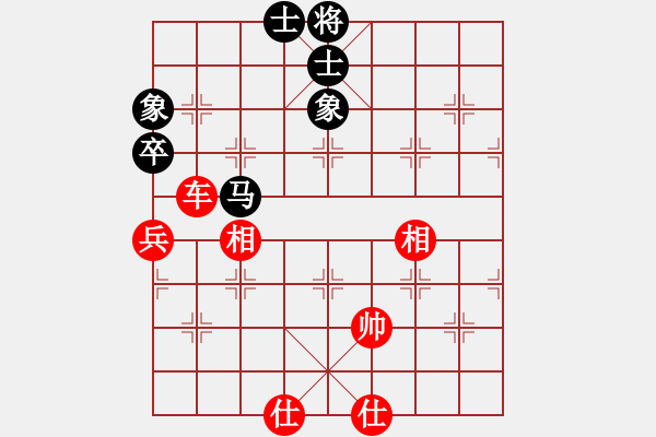 象棋棋譜圖片：濰衛(wèi)校甄(9級)-和-摩托車(6段) 2015年2月26日 9點7分.txt - 步數(shù)：170 