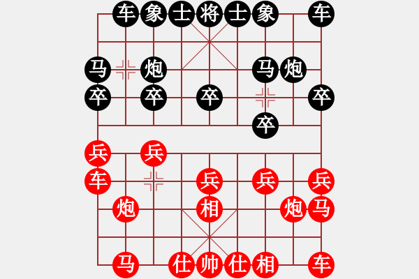 象棋棋譜圖片：倚天高手VS溫州棋友a(bǔ)(2017 7 2 星期日) - 步數(shù)：10 