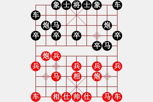 象棋棋譜圖片：金盾杯勝張驥 - 步數(shù)：10 