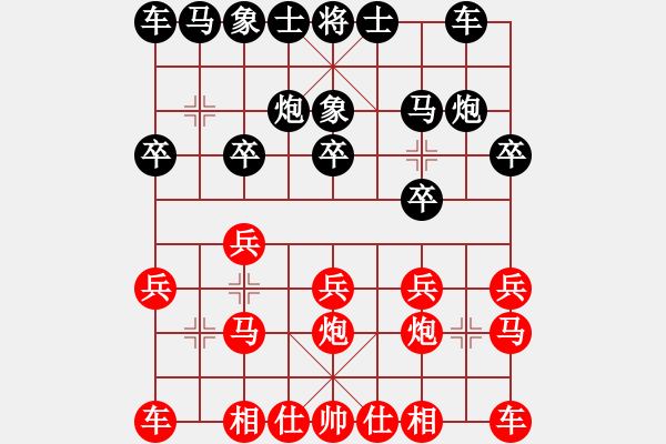 象棋棋譜圖片：重慶 張勇 勝 貴州 陳柳剛 - 步數(shù)：10 