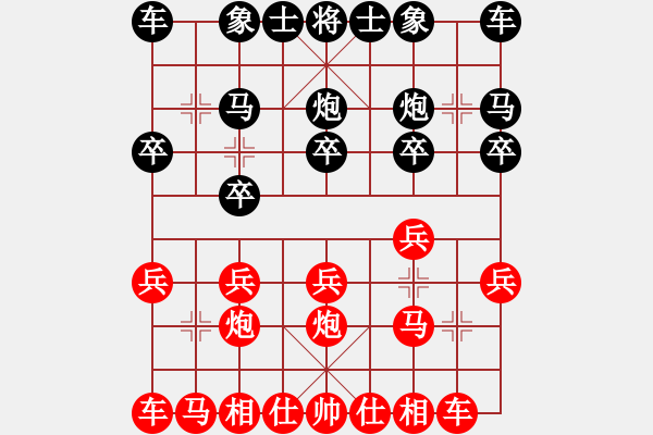 象棋棋譜圖片：xixinpi(3段)-和-山野樵夫二(3段) - 步數(shù)：10 