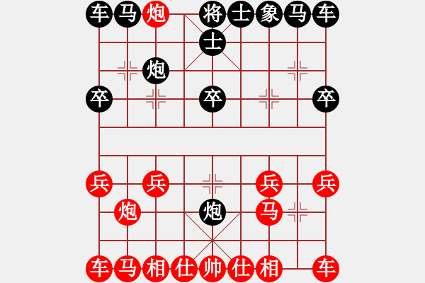 象棋棋譜圖片：1 - 步數(shù)：10 