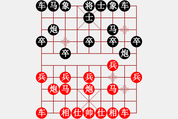 象棋棋譜圖片：王勇軍 先勝 李仕科 - 步數(shù)：10 