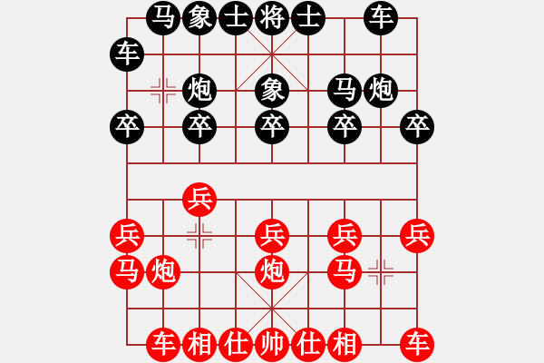 象棋棋谱图片：杨辉 先和 程鸣 - 步数：10 
