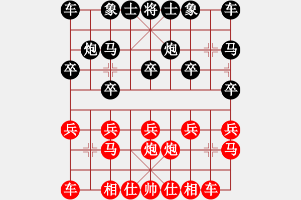 象棋棋譜圖片：雄霸天下[紅] -VS- 牛哥[黑] - 步數(shù)：10 